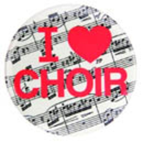 Metal Magnet I Love Choir Sheet Music by AIM Gifts