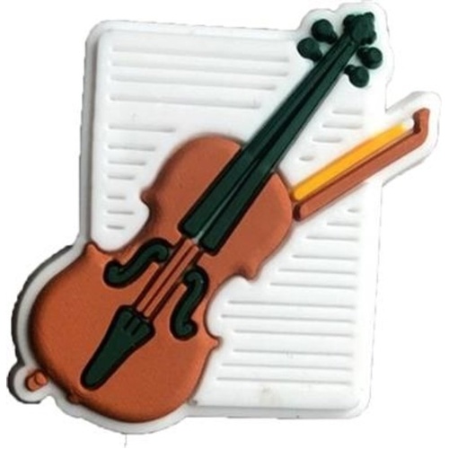 Violin Croc Shoe Charm