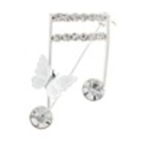 Rhinestone Brooch 16th Note Butterfly