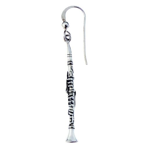 Sterling Silver Earring Clarinet
