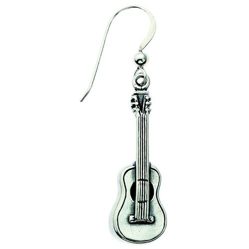 Sterling Silver Earring Guitar Hanging