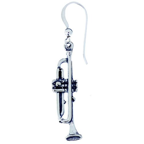Sterling Silver Earring Trumpet