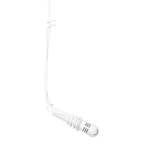 AKG CHM99 WH Cardioid Hanging Condenser Microphone - White, 10m Cable, Spring Steel Clamp, Ideal for Worship & Conference Use