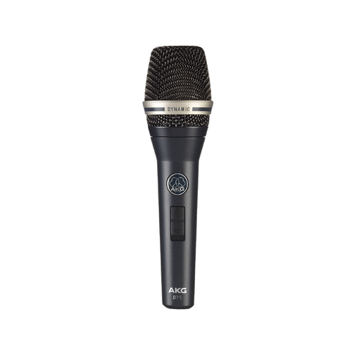 AKG D7S Supercardioid Dynamic Microphone with Switch - Professional Vocal Mic for Crisp Sound and Resonance