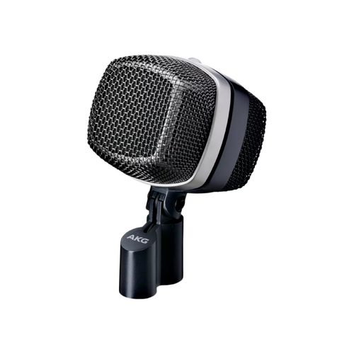 AKG D-12VR Large Diaphragm Dynamic Microphone for Kick Drum - Cardioid Pattern, 3 Active Filters, High Signal Performance