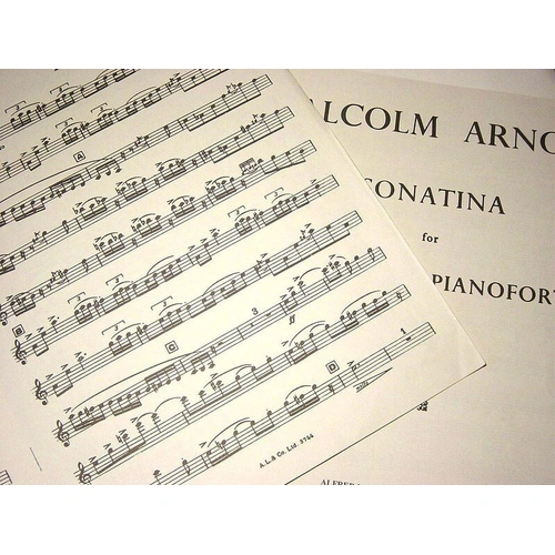 Arnold Sonatina Op 29 for Clarinet and Piano with Separate Accompaniment
