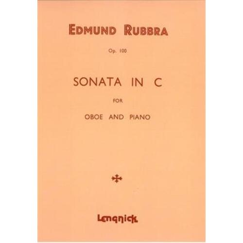 Rubbra - Sonata In C Op 100 Oboe/Piano (Softcover Book)