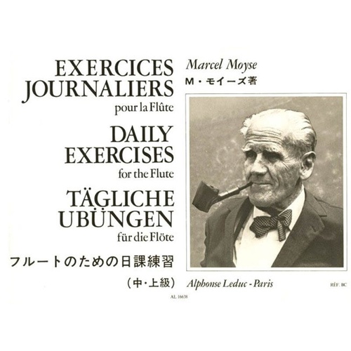 Moyse Daily Exercises for the Flute by Marcel Moyse, Alphonse Leduc, Woodwind, Flute