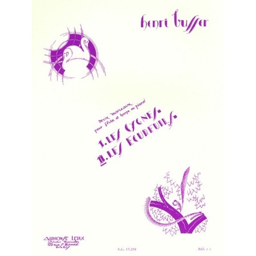 Busser - Two Pieces for Flute and Harp No. 2 - The Squirrels