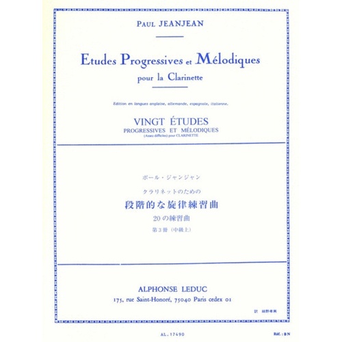 20 Easy Progressive And Melodic Studies Vol 3 Cla