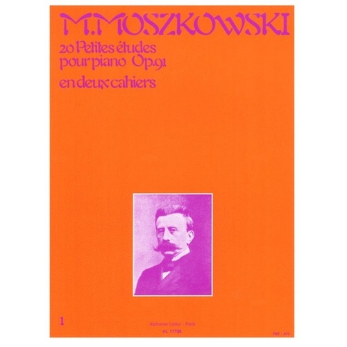 20 Petite Etudes Op. 91 Volume 1 for Piano by Moritz Moszkowski