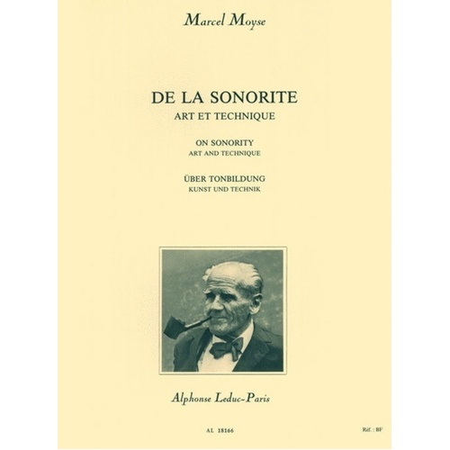 Moyse - De La Sonorite Art and Technique for Flute, 28 Pages, Alphonse Leduc