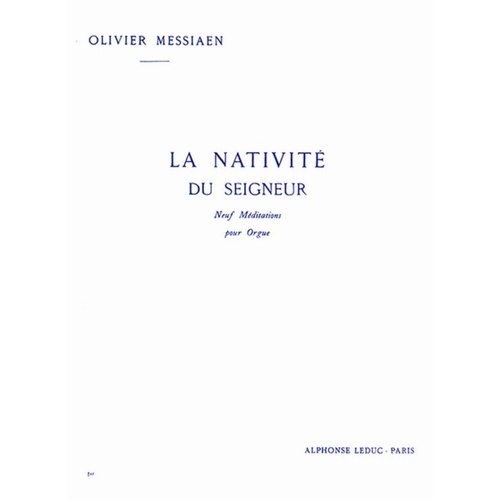 Nativity Of The Lord Volume 1 Organ (Softcover Book)
