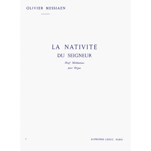 Nativity Of The Lord Volume 4 Organ (Softcover Book)