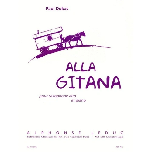 Dukas - Alla Gitana for Alto Saxophone and Piano