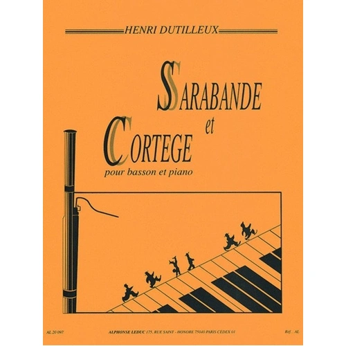 Sarabande Et Cortege for Bassoon and Piano by Henri Dutilleux