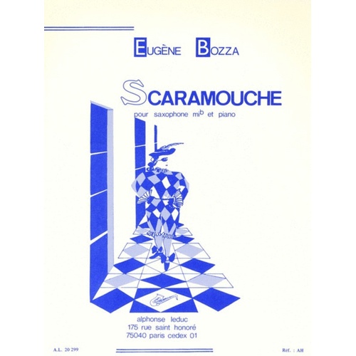 Bozza - Scaramouche Op 33 No 2 Alto Sax/Piano (Softcover Book)