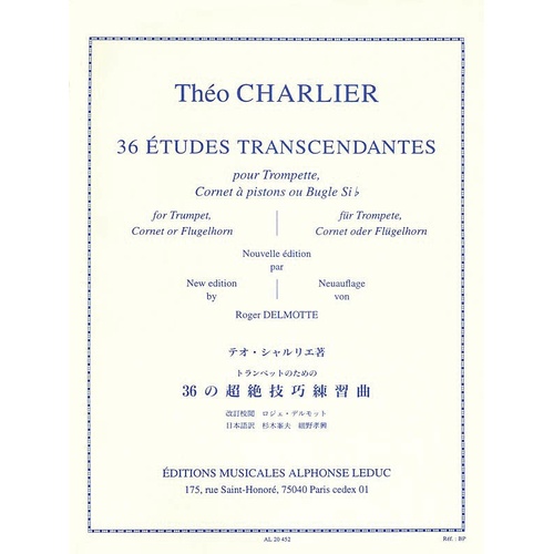 36 Transcendental Etudes Trumpet (Softcover Book)