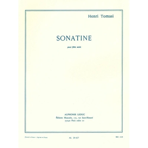 Sonatine for Flute and Piano by Henri Tomasi