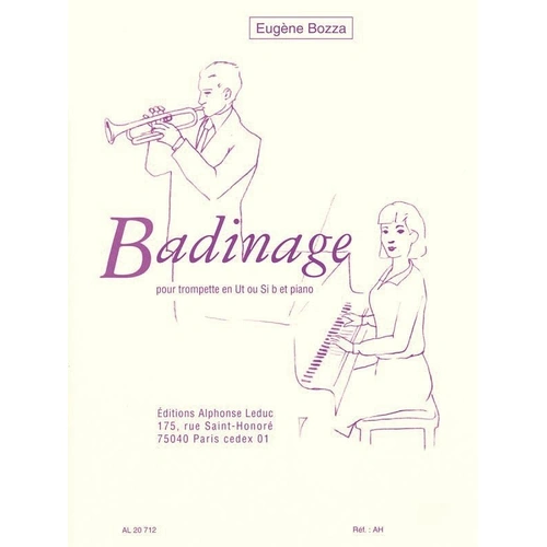 Bozza - Badinage for Trumpet and Piano
