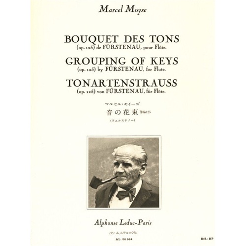 Grouping of Keys Op. 125 by Furstenau, Arranged by Marcel Moyse, Flute Study, Alphonse Leduc, 16 Pages