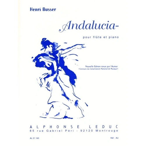 Busser - Andalucia for Flute and Piano