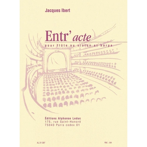 Ibert - Entr'acte for Flute and Harp