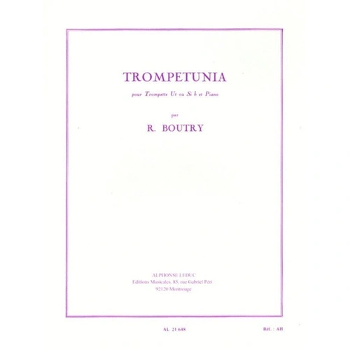 Boutry - Trumpetunia for Trumpet and Piano