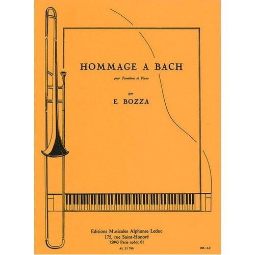 Bozza - Hommage A Bach for Trombone and Piano