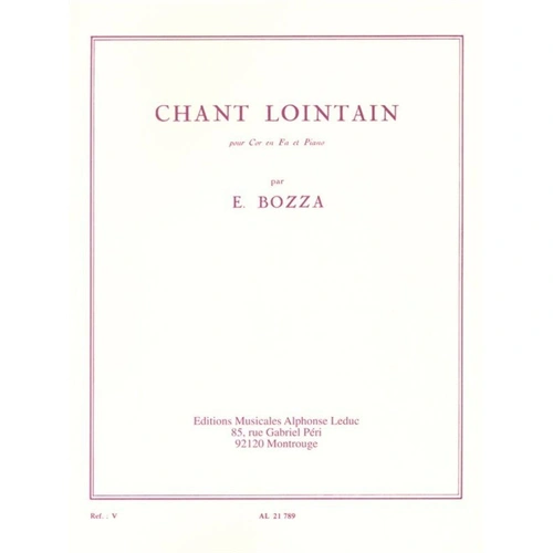 Bozza - Chant Lointain for Horn/Piano