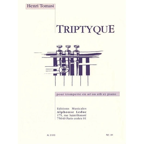 Tomasi - Triptyque for Trumpet and Piano