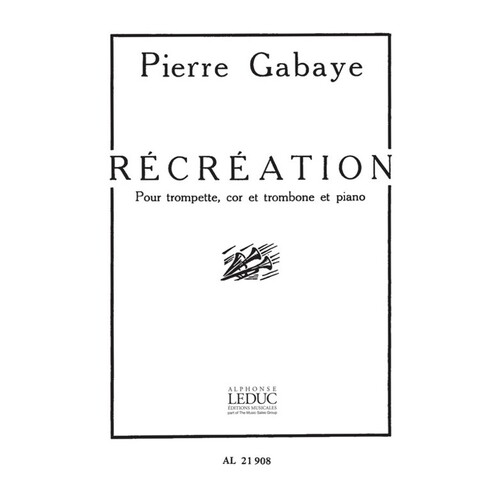 Gabae - Recreation For Trumpet/Horn/Trombone/Piano (Music Score/Parts)