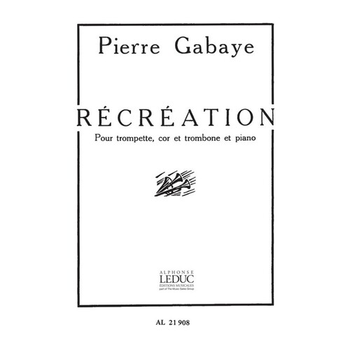 Gabae - Recreation For Trumpet/Horn/Trombone/Piano (Music Score/Parts)