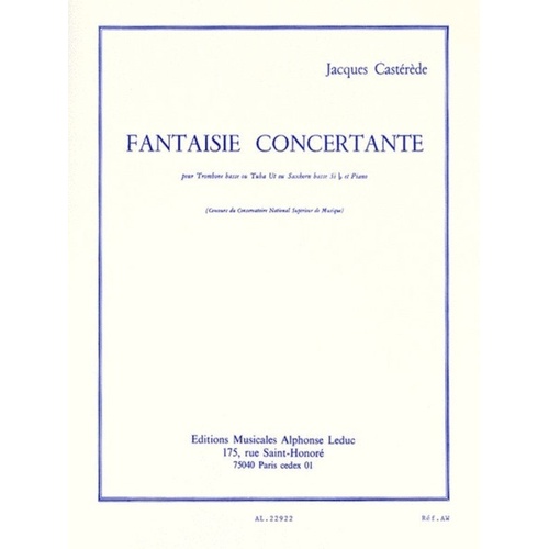 Casterede - Fantasie Concertante for Trombone and Piano