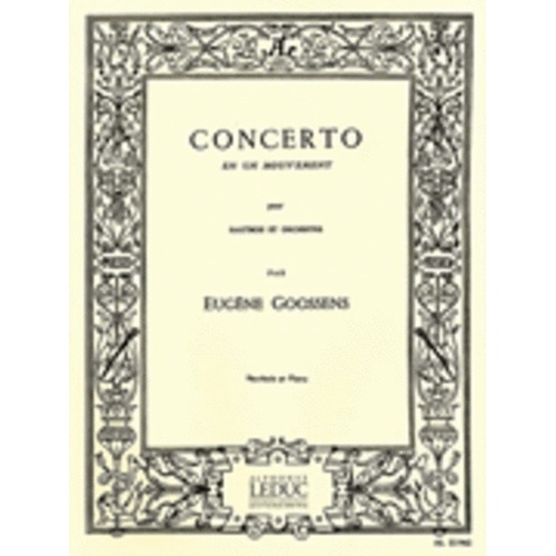 Concerto En Un Mouvement Oboe (Softcover Book)