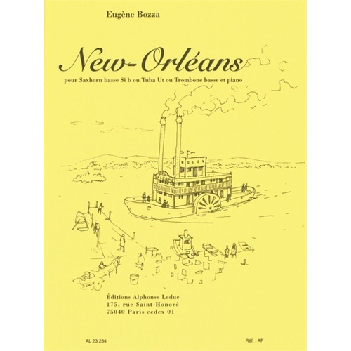 Bozza - New Orleans for Bass Sax, Bass Trombone, or Tuba with Piano Accompaniment
