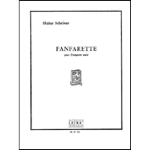 Schroter Fanfarette for Trumpet Solo by Alphonse Leduc