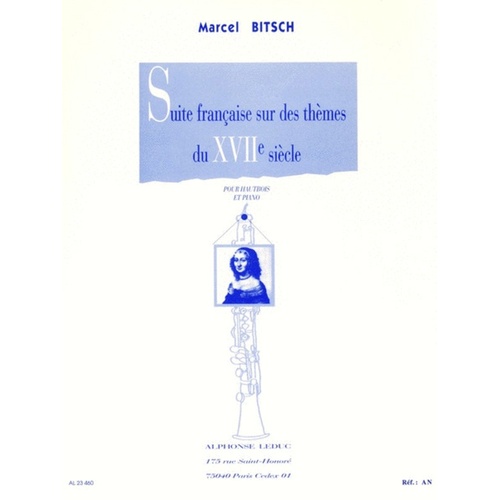 French Suite Themes From 17Th Century Oboe/Piano (Softcover Book)