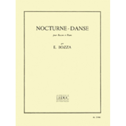 Bozza - Nocturne Dance For Bassoon/Piano (Softcover Book)