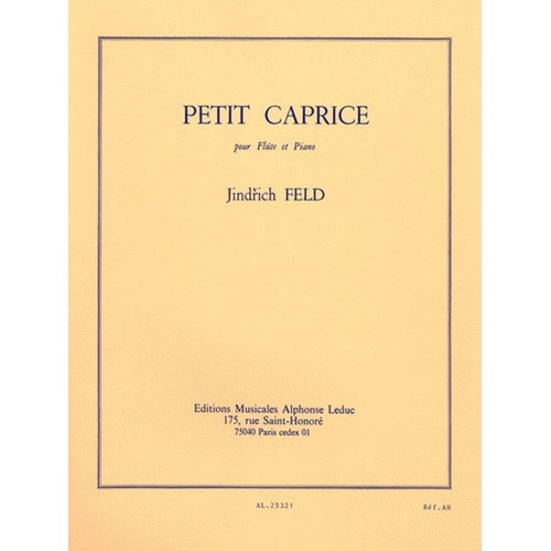 Small Caprice For Flute And Piano (Softcover Book)