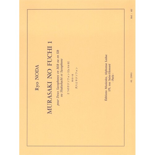 Noda - Murasaki No Fuchi 1 For Sax Duet (Softcover Book)