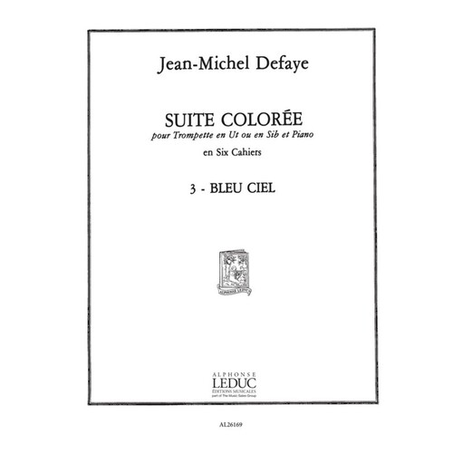 Suite Coloree No 3 Bleu Ciel Trumpet/Piano (Softcover Book)