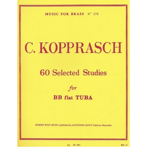 60 Selected Studies for Bb Flat Tuba by Georg Kopprasch