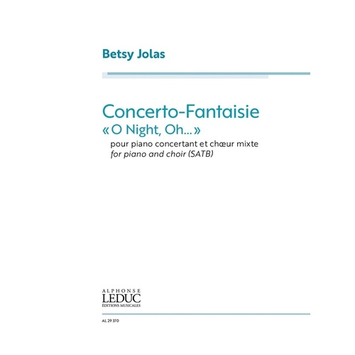 Jolas - Concerto Fantaisie Piano/Satb Vocal Score