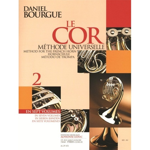 Bourgue Method for French Horn Volume 2 by Daniel Bourgue