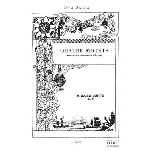 Quatre Motets Op 9 SATB/Organ
