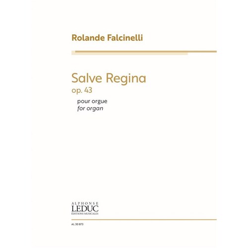 Falcinelli - Salve Regina For Organ Softcover Book (Organ)