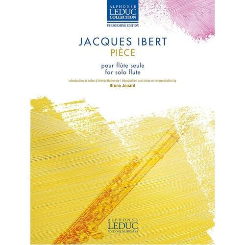 Ibert - Piece for Solo Flute, Alphonse Leduc, 12 Pages, Flute Solo