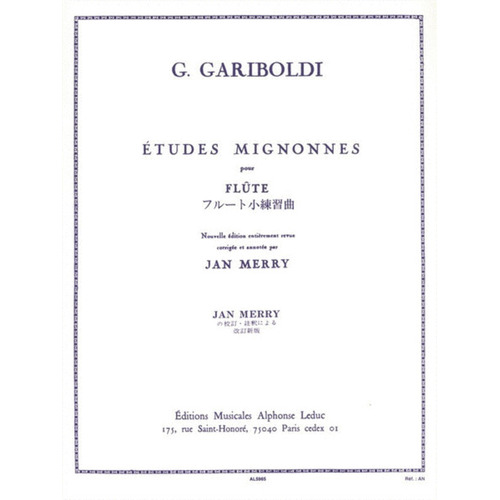 Gariboldi - Etudes Mignonnes Op 131 For Flute
