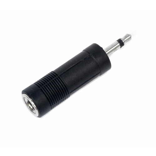 Leem 3.5mm Mono Plug to 1/4" Mono Jack Adaptor Pk-1